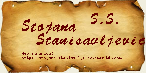 Stojana Stanisavljević vizit kartica